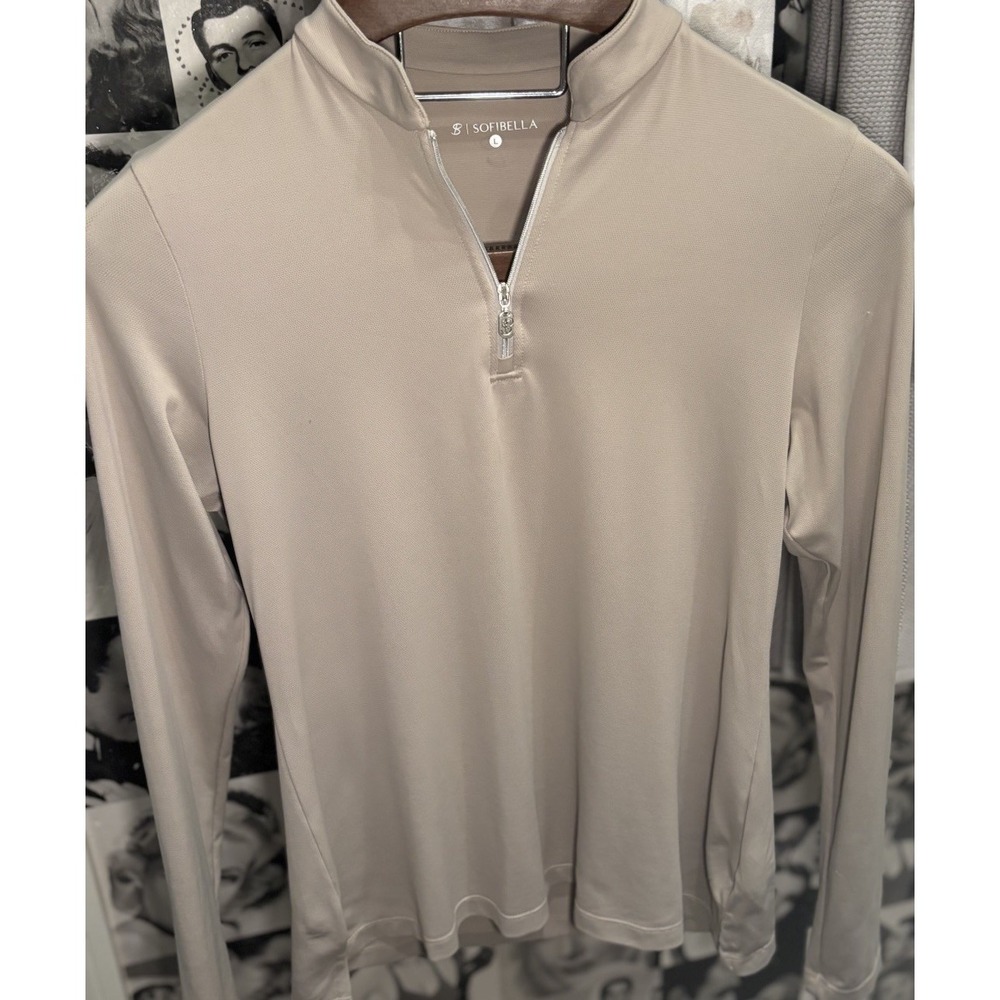 Sofibella Large 1/4 Zip Women's  Golf Athletic Performance Pullover‎ Pickleball